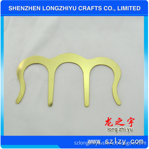 Hot Sale Metal Crown Cross Gold Pet Bookmark (LZY-00020132159)